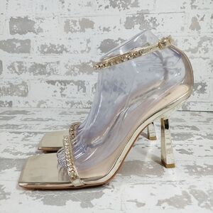 NEW Marc Fisher Karima Ankle Strap Heeled Sandals F496